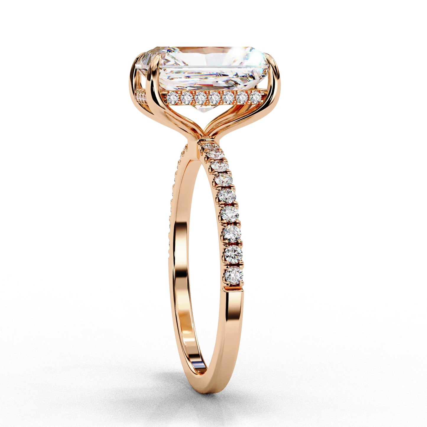 rectangle diamond ring