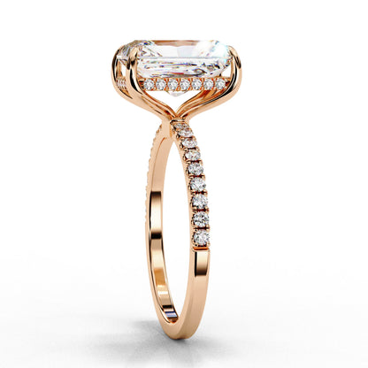 Rectangle Diamond Ring