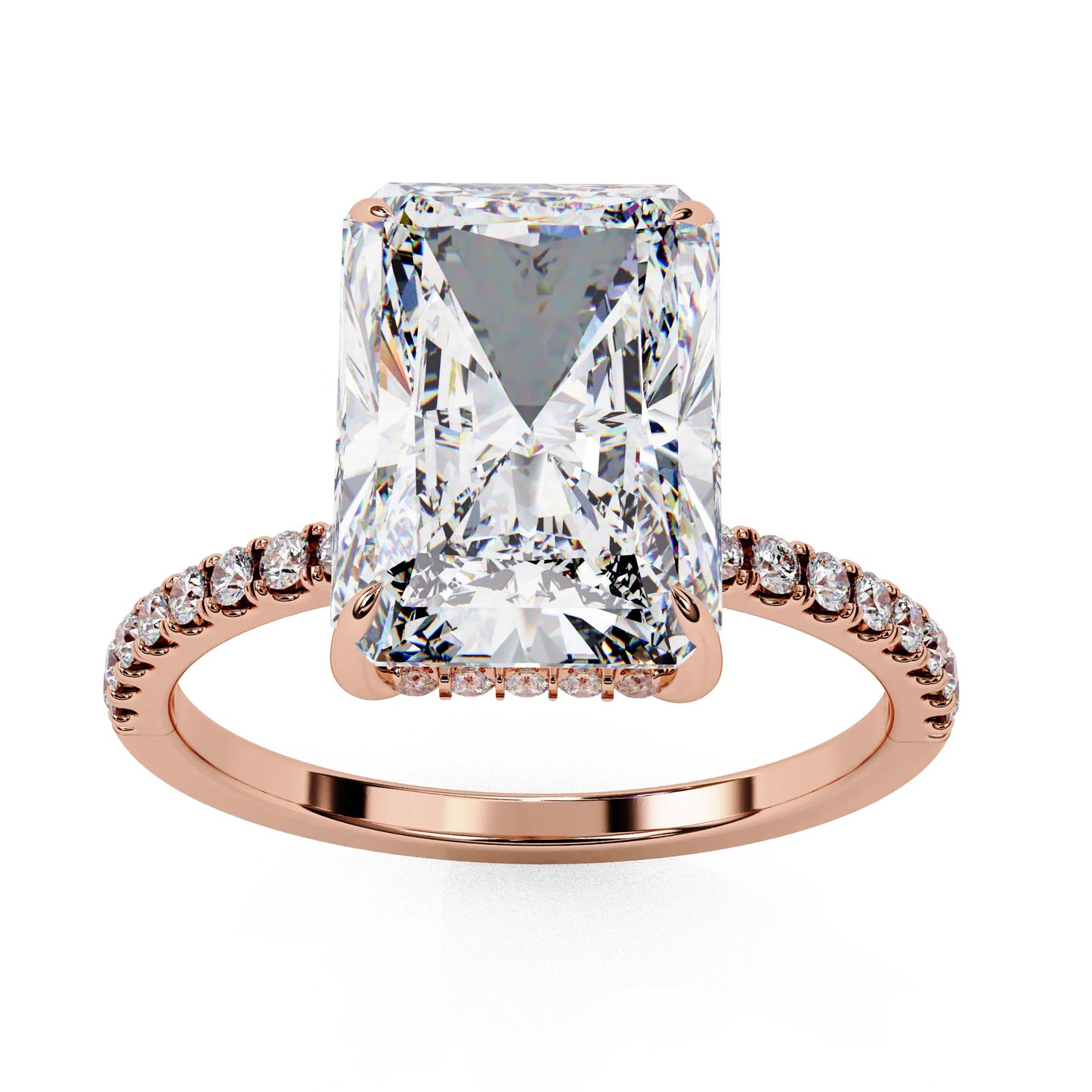 rectangle diamond ring