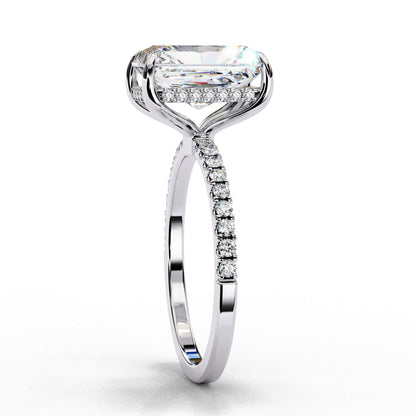 Rectangle Diamond Ring