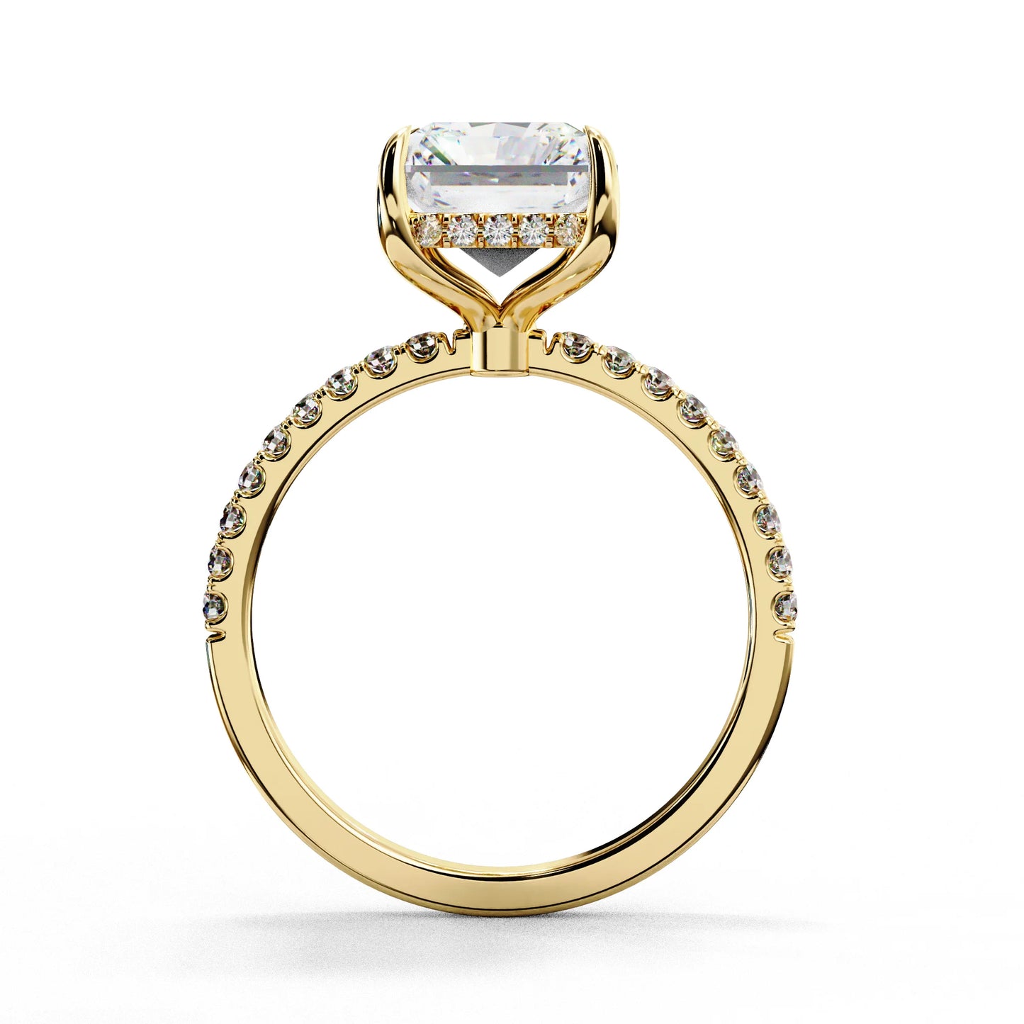 rectangle diamond ring