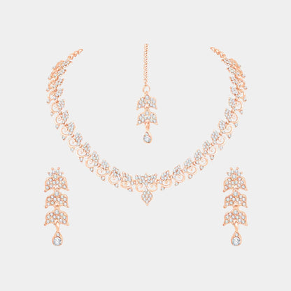 ELEGANT DESIGNED DIAMOND NECKLACE