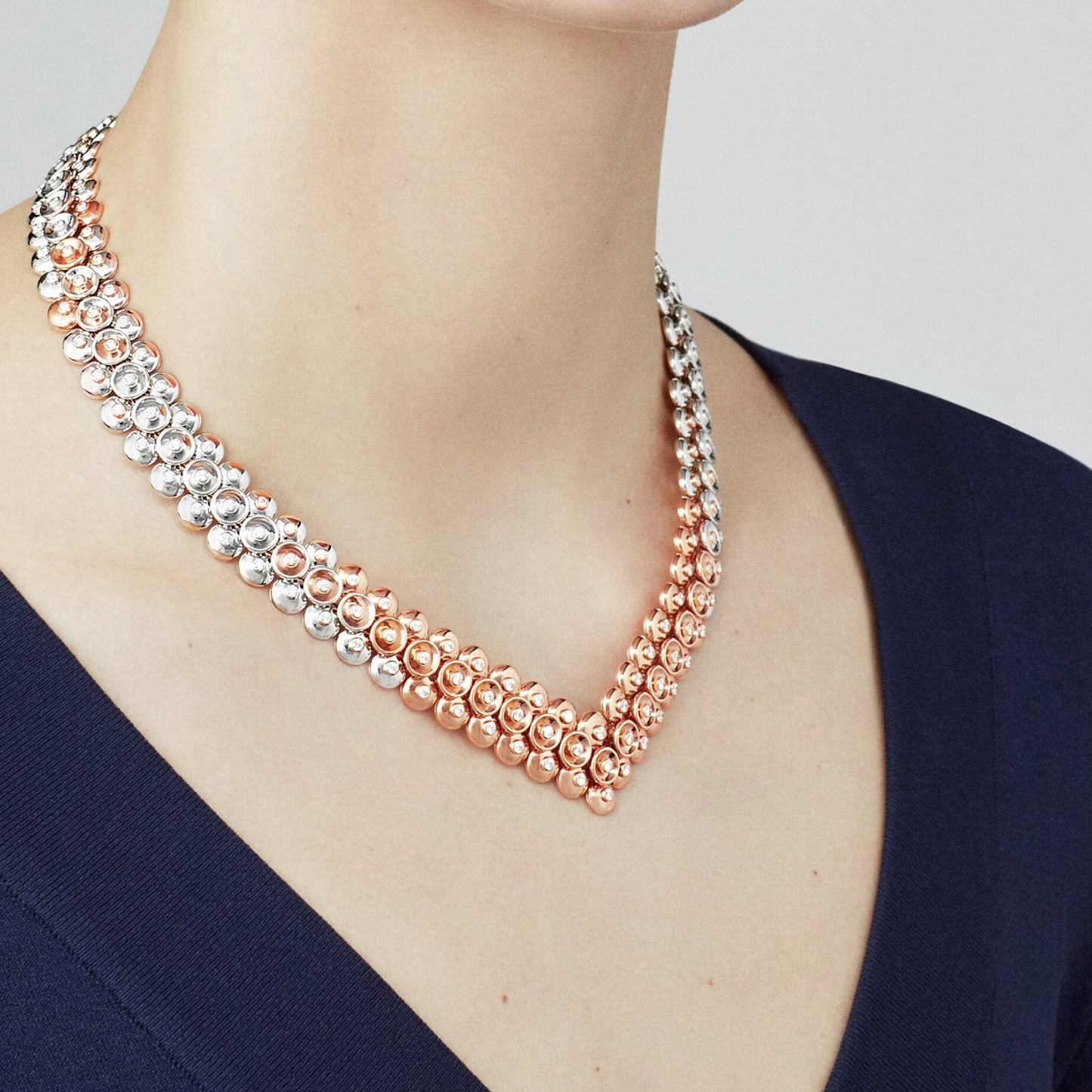 elegant designed diamond necklace